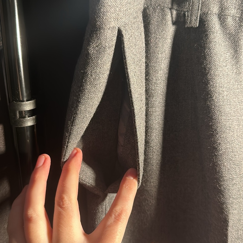 Pendleton  womens virgin wool pants 16W plus sized great shape grey - Picture 5 of 9